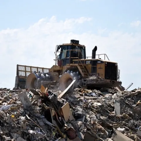 Landfill waste