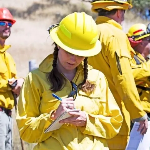 La quema prescrita y otros tratamientos de combustible son algunos temas abordados por una encuesta por internet que servirá de guía para los programas públicos relacionados con los incendios forestales. Foto de Evett Kilmartin