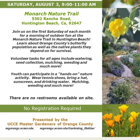 Get Involved: Monarch Nature Trail Volunteer Day Awaits You