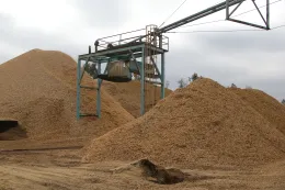 Wood chip fuel