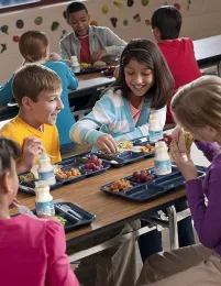 Children at lunch