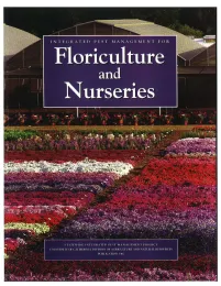 IPM for Floriculture and Nurseries