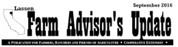 Farm Advisor's Update mast
