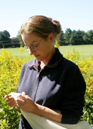 Rachael Winfree of Rutgers lead the research. (Rutgers University Photo)