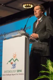 Frank Zalom served as president of the 7000-member Entomological Society of America.