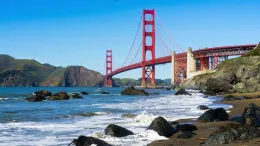 Golden Gate Bridge from south side
