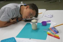 Watching yeast multiply just like germs.
