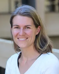 Rachel Vannette, community ecologist and assistant professor (Photo by Kathy Keatley Garvey)