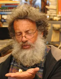 Professor Art Shapiro has won the Beer for a Butterfly Contest every year since 1972 except for four. (Photo by Kathy Keatley Garvey)