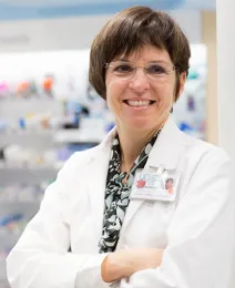 Marilyn Stebbens, Yolo County's first COVID-19 patient. (Photo by Elizabeth Fall, Courtesy of UC San Francisco School of Pharmacy)