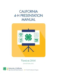 Presentation Manual
