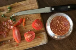 Step 1: Harvest seeds in pulp. Photo: Chiot's Run