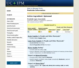 IPM pesticide guide