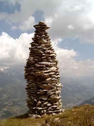 Tall rock spire