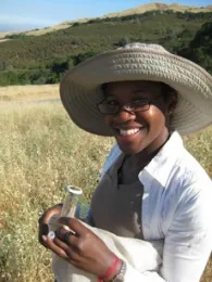 Pollination ecologist Alexander Harmon-Threatt