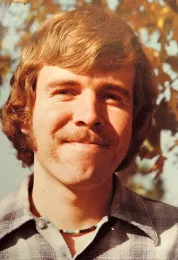 Frank Zalom as a graduate student