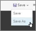 Save map as