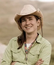 Paleobotanist-paleoecologist Ellen Currano, a professor at the University of Wyoming.