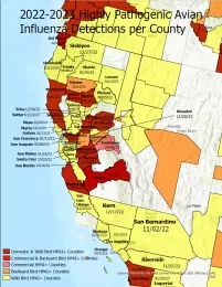 HPAI map 120822 CA
