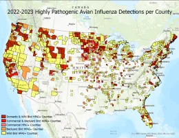 HPAI map 120822 US