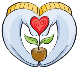 gardeners with heart icon