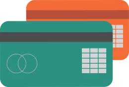 Two bank cards