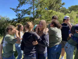 Good byes all around. Time to go home.