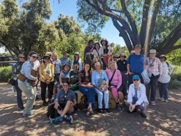 Tour group at Haven