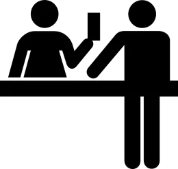 People at desk