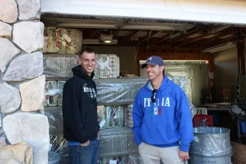 Don and his helper