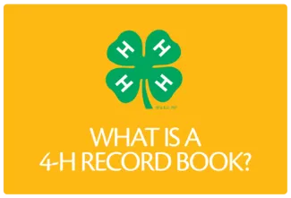 What is a 4-H Record Book button that link to the UC 4-H What is a 4-H Record Book webpage