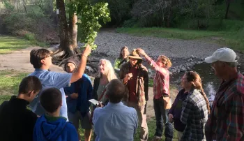Hopland Research & Extension Center California Naturalists learn how to monitor oak trees for the California Phenology Project