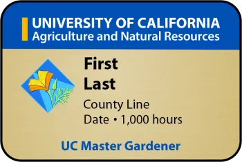 UC Master Gardener - Gold Tag