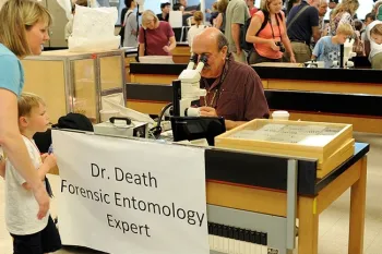 Forensic entomologist Robert 