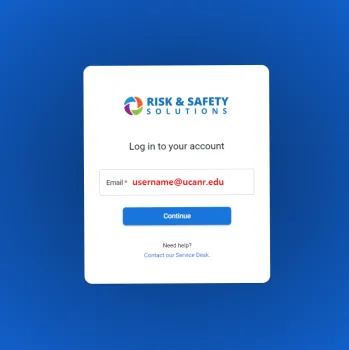 RSS Login Page