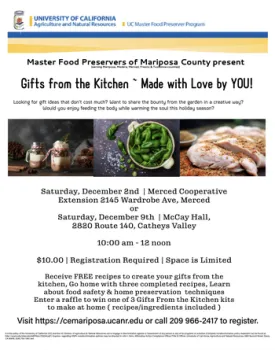 Gifts from the Kitchen 12.9.23 Mariposa