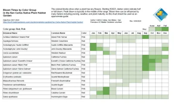 Bloom chart