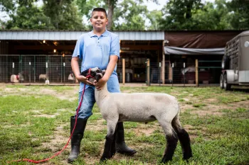 Animal Science is one of the most popular 4-H projects.
