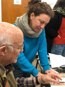 Stiefvater and associate professor of Cooperative Extension Giulia Marino